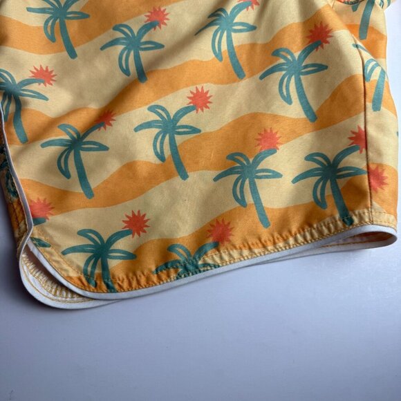 Hanna Andersson Swim Boys Fast Drying Trunks Palm Tree Size 150, US 12 - Picture 5 of 8
